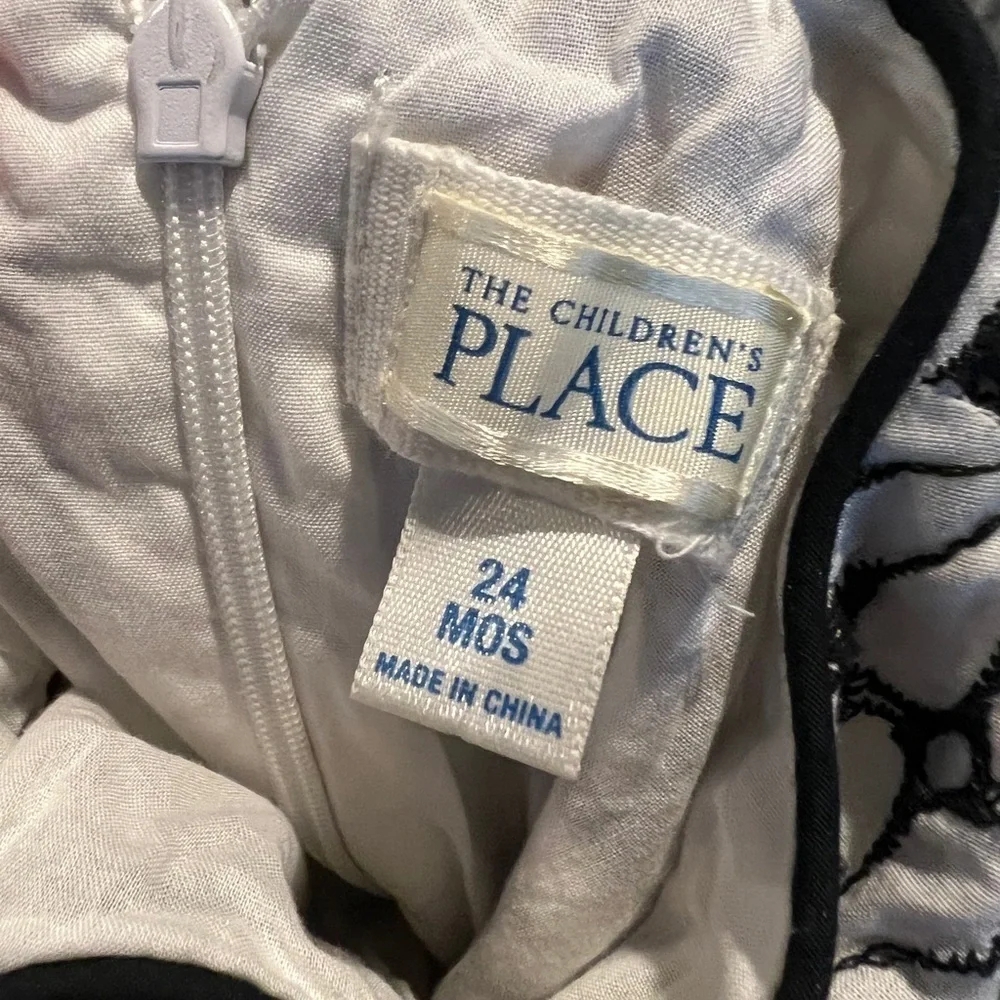 NWOT The Children’s Place 24M Black and White Formal Sundress